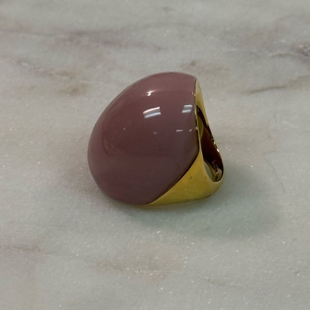 Kate Spade Pink Mood Resin Ring Size 5